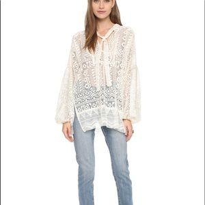 New Anna Sui “Folklore” Boho Lace Top